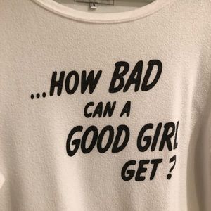 Wildfox white sweatshirt